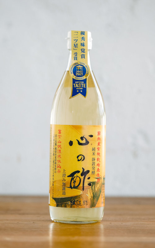 純粋米酢 心の酢『上澄み無濾過』 戸塚醸造店 